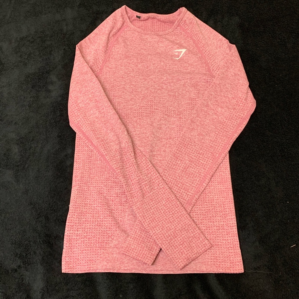 Gymshark Pink Vital Seamless Long Sleeve Top